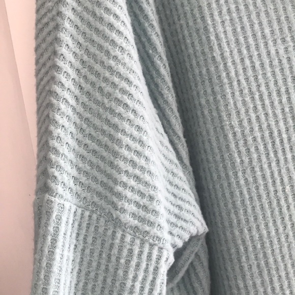 Teal cropped sweater - Picture 2 of 2